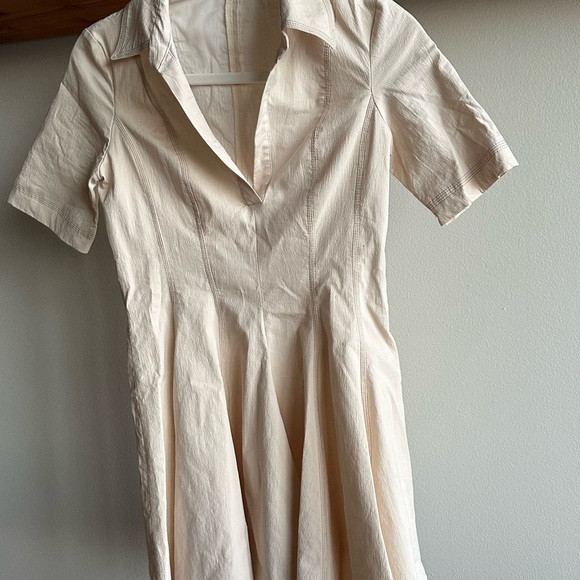 Zara Cream Midi Dress - Picture 1 of 4